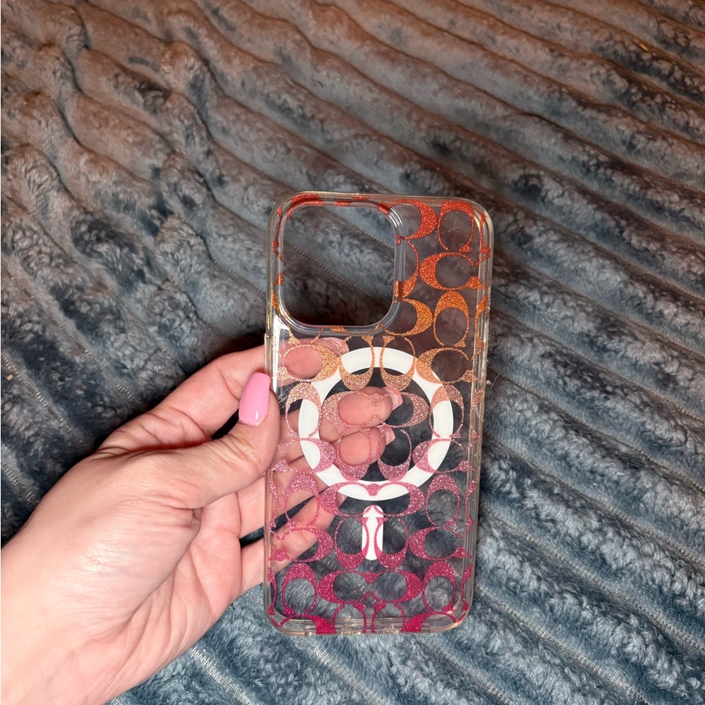 Coach iPhone 15 pro max case